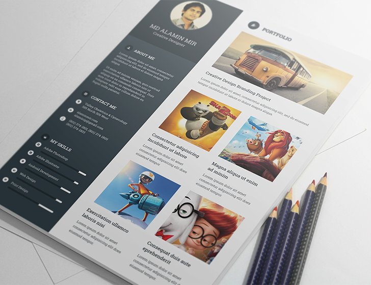 Những mẫu CV design ấn tượng RGB.vn Chuyên trang Thiết kế và Ý