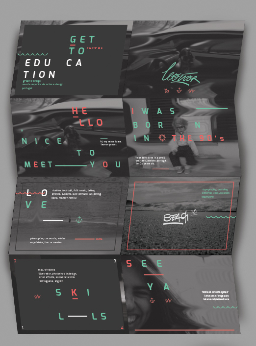 Những mẫu CV design ấn tượng RGB.vn Chuyên trang Thiết kế và Ý