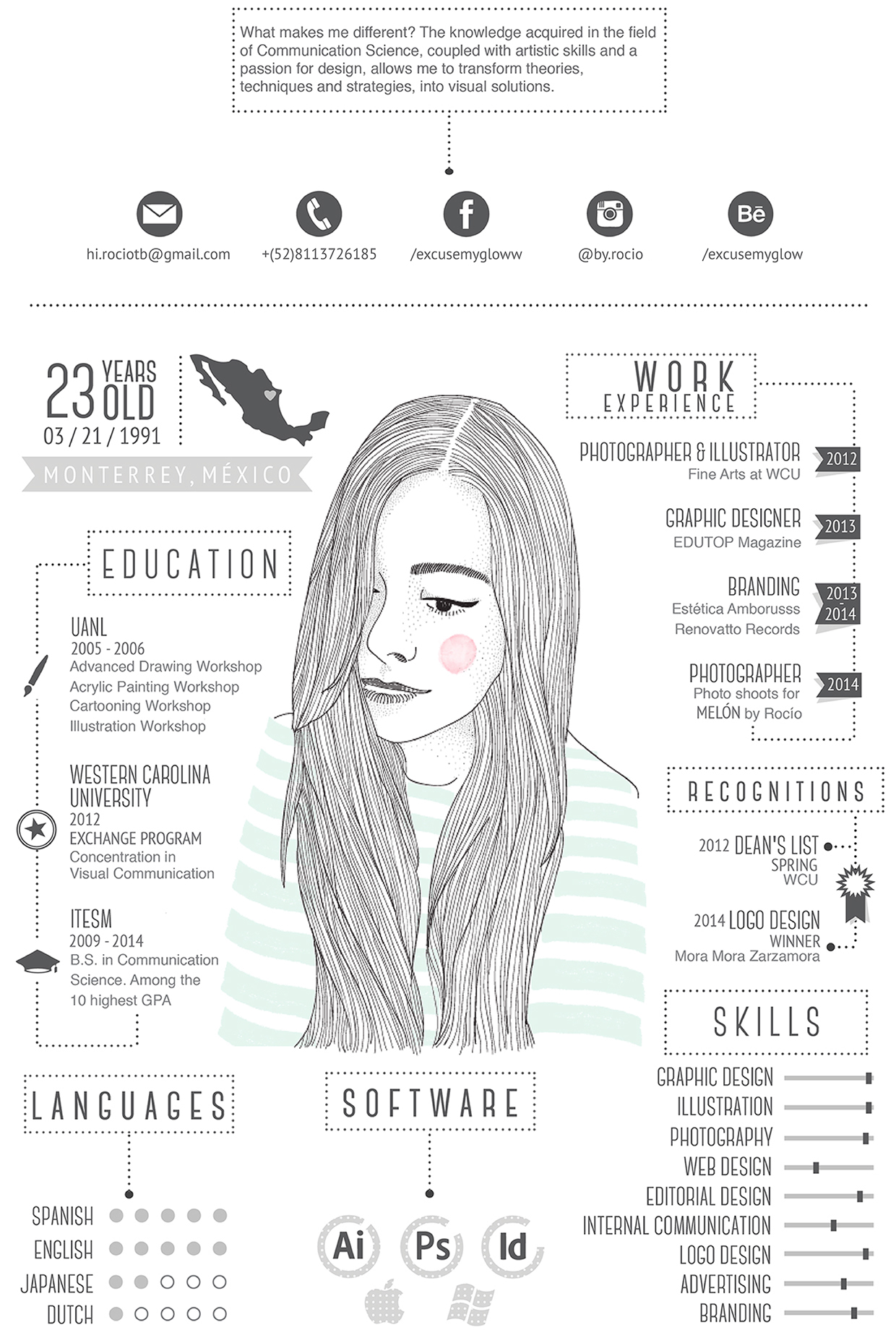 Những mẫu CV design ấn tượng RGB.vn Chuyên trang Thiết kế và Ý