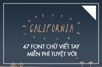 47 font chữ viết tay miễn phí tuyệt vời