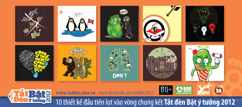 RGB.vn | Cuộc thi thiết kế áo phông Tắt đèn bật ý tưởng 2012