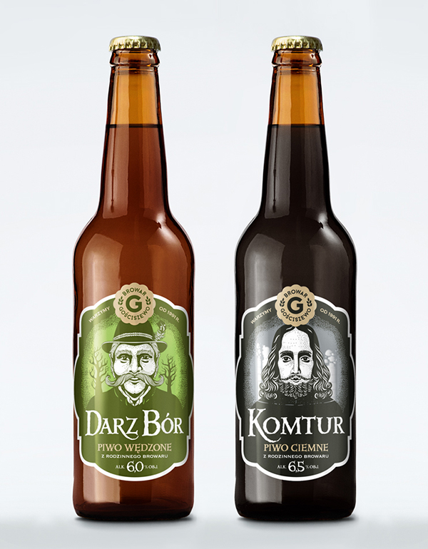 GOSCISZEWO BREWERY – THE CHARACTERS by Ostecx Créative