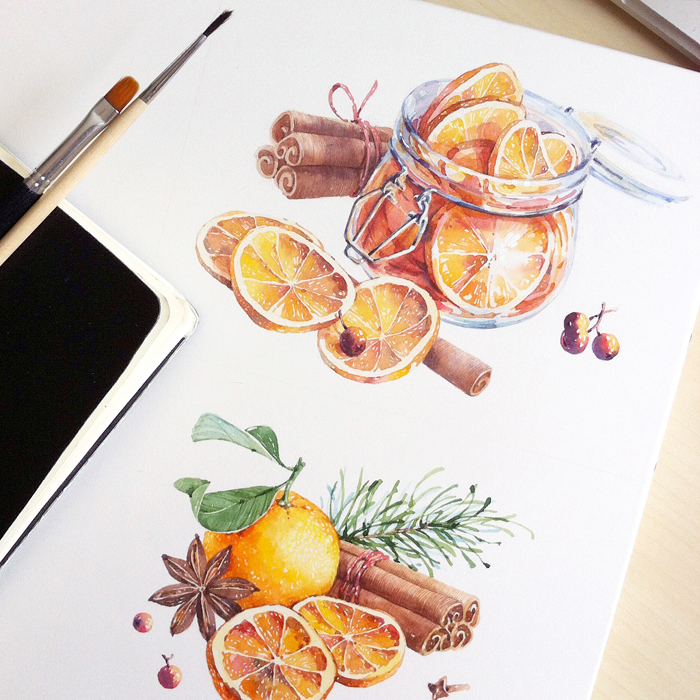 RGB.vn_Dried oranges and cinnamon - Natalia Tyulkina