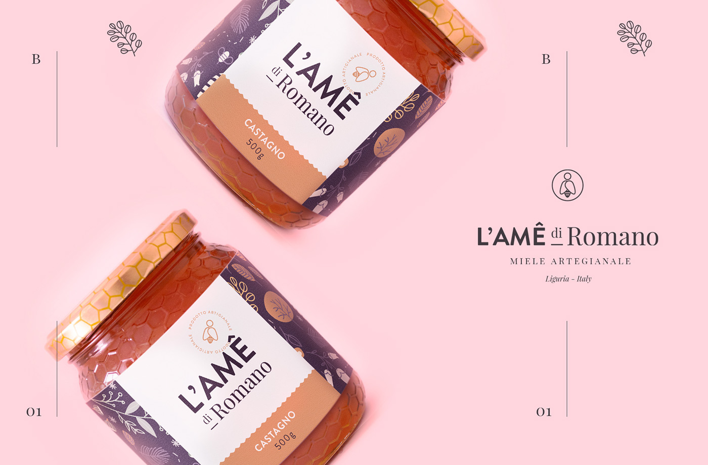L’Ame Honey — Brand Identity & Packaging