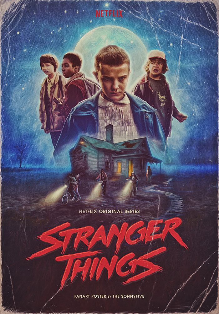 Stranger Things poster by The Sonnyfive