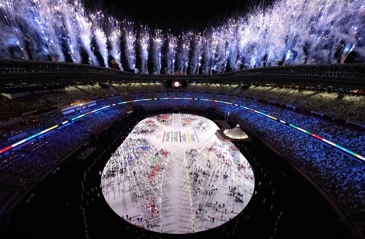 Смотрела открытие олимпиады. Олимпийский стадион в Токио 2020 Япония. Токио Япония Олимпийские игры 2020 церемония закрытия.