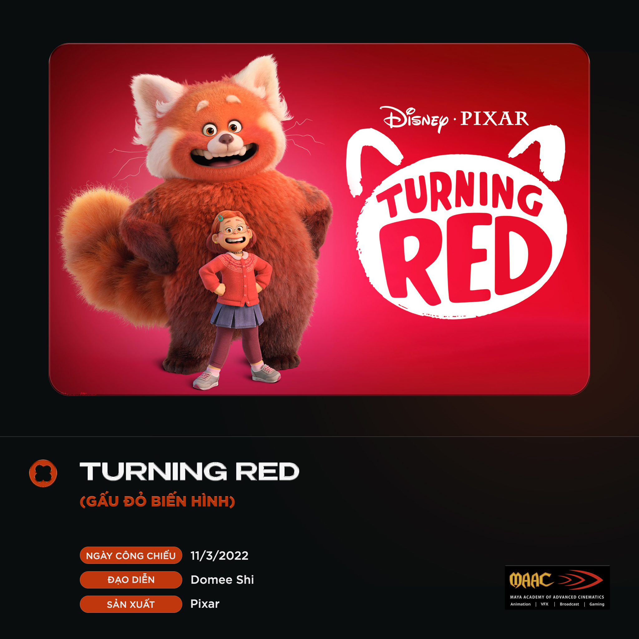 Gấu Đỏ Biến Hình Turning Red 2022