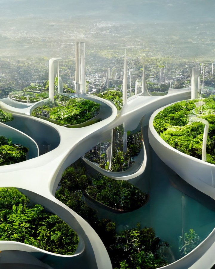 Thiết kế thành phố bền vững: Một thành phố bền vững là một điều mơ ước của nhiều người. Hình ảnh này chứa đựng những ý tưởng và kế hoạch thiết kế tuyệt vời nhằm xây dựng một thành phố với môi trường sống tốt hơn cho những người dân cư trú.