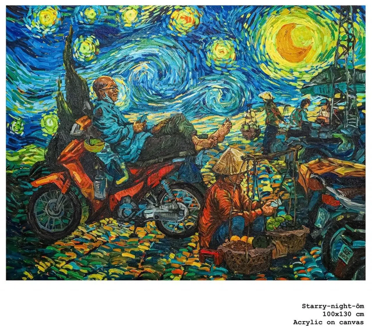 Vincent Van Gogh ở Sài Gòn qua triển lãm tranh pop art của Trần Trung Lĩnh