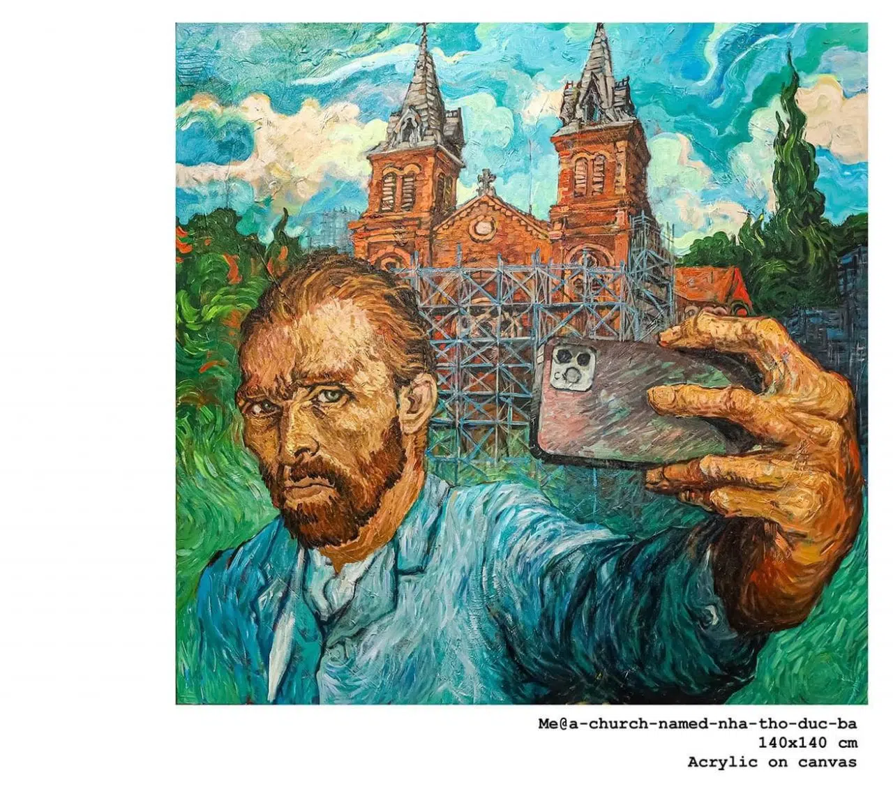 Vincent Van Gogh ở Sài Gòn qua triển lãm tranh pop art của Trần Trung Lĩnh