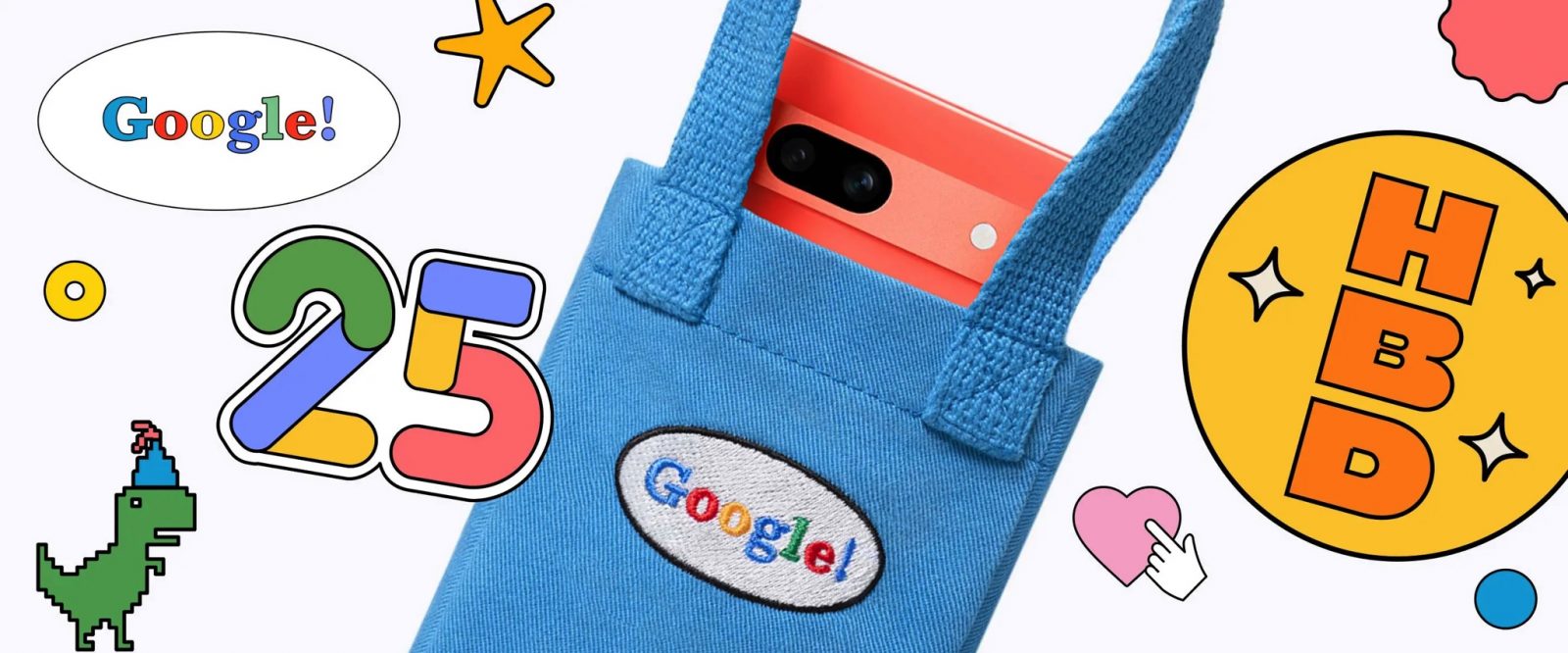 Google tặng miễn phí túi tote mini khi mua điện thoại Pixel mừng sinh nhật  lần thứ 25 • RGB